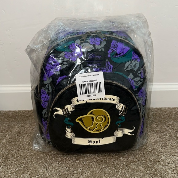 Loungefly Bags Loungefly Disney Purple Villains Ursula Backpack